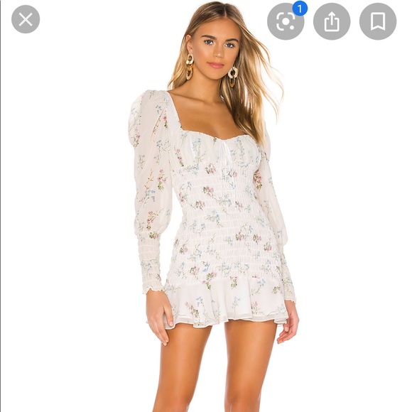 white christmas dresses Julia Mini Dress by For Love & Lemons main image 0